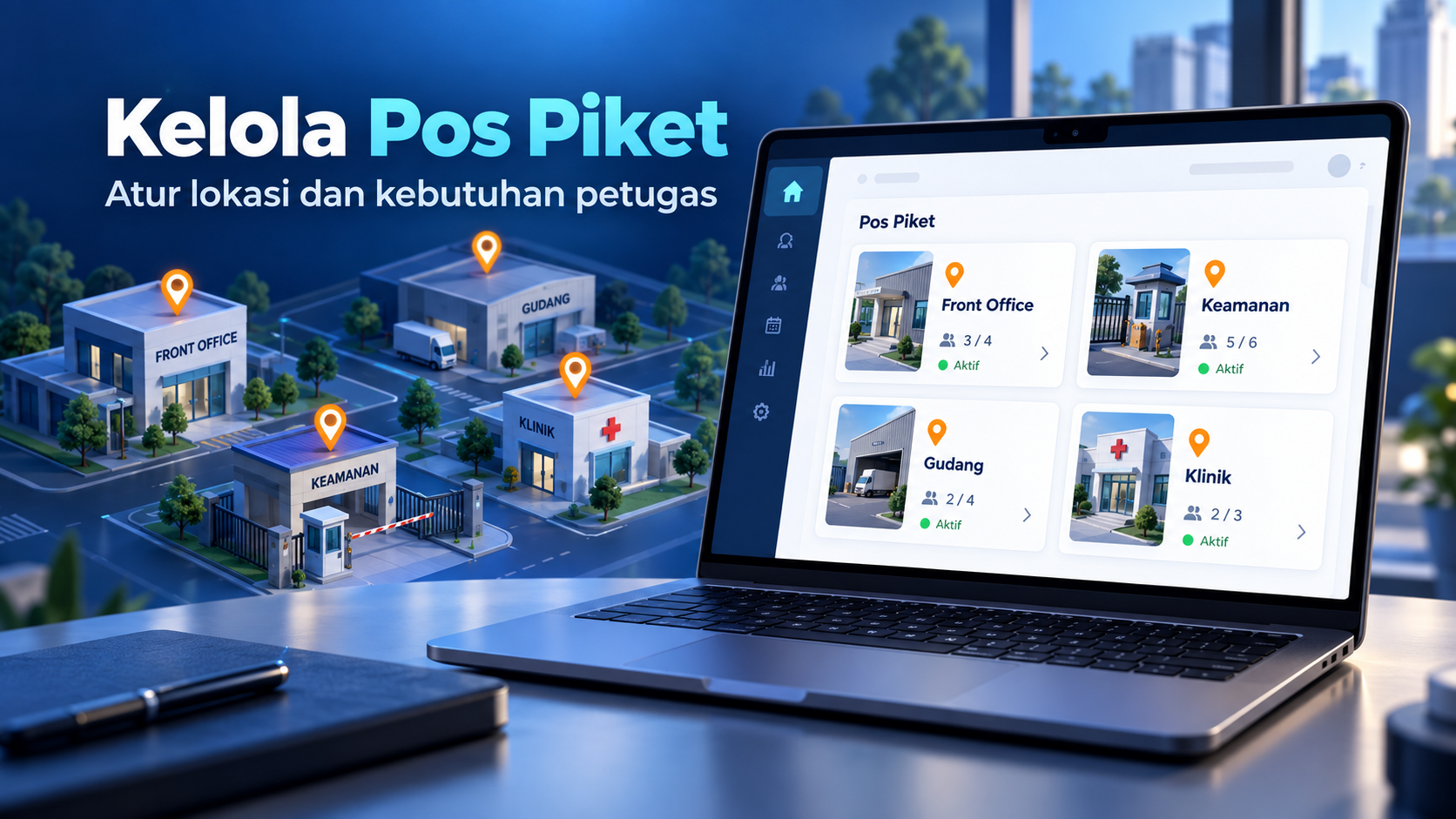 Sistem Jadwal Piket Pegawai Berbasis Web | Next.js, TypeScript, Go & PostgreSQL 4