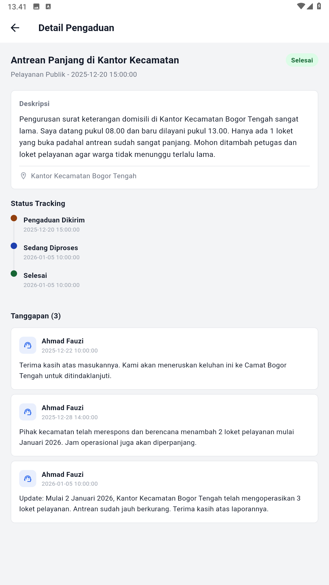 Sistem Pengaduan Masyarakat Fullstack (PHP + Flutter + MySQL + Docker) 5