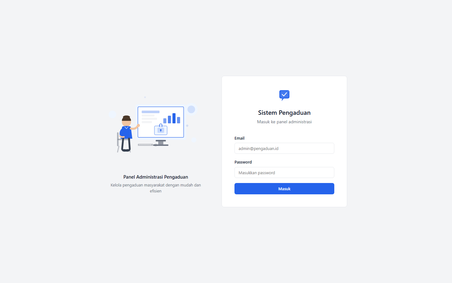 Sistem Pengaduan Masyarakat Fullstack (PHP + Flutter + MySQL + Docker)